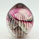 Pink and Grey Easter Egg Paperweight