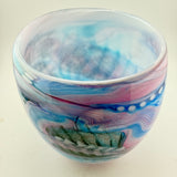 Pink, Blue, Teal, Black and White Journey Bowl