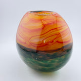 “Sunset"  Oval vase (second)