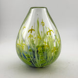 “Flag Iris” Heavy Bottomed Vase