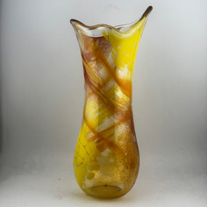 Orange, Yellow and Red Freeform  "Demo" Vase xiiii