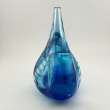 “Watery" Oval Vase