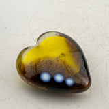 Clown Trigger Fish Black and Yellow  Heart