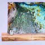 “Down By The River” Flat Panel in Spalted Beech Stand