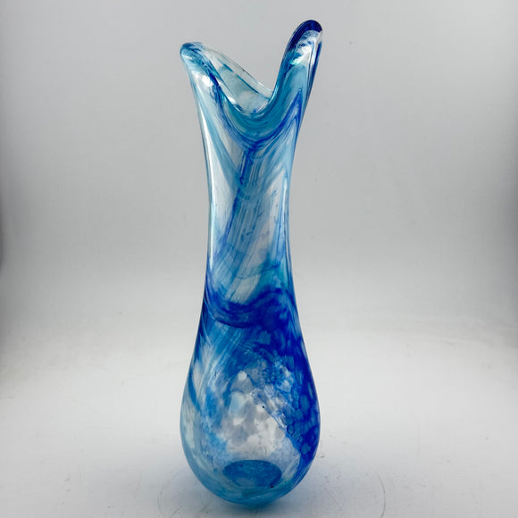 Blue and Turquoise Freeform  