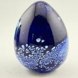 Blue and Speckled Easter Egg Paperweight