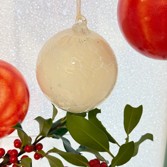 Snowy White Christmas Bauble xiii