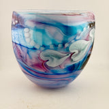 Pink, Blue, Teal, Black and White Journey Bowl