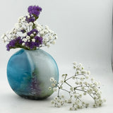 “A Friendly Door" Oval Vase