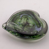 Green and Lilac Angelwing Heart Paperweight xxvi