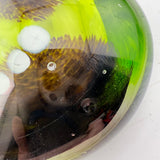 Green and Black Heart Paperweight xxx