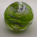 Green and Lilac Paperweight ix