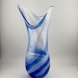 Blue & White Freeform  "Demo" Vase iii