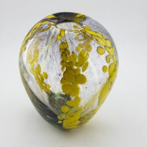 Yellow and Purple “Autumn Leaves” Vase x