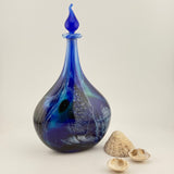 “Abyss” Oval Stoppered Flask