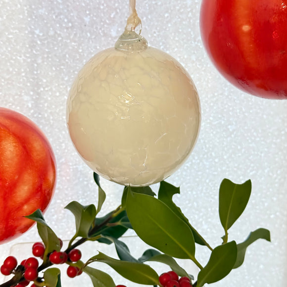 Snowy White Christmas Bauble xiv