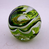 Green, Lilac, Black and White “demo” Paperweight xi