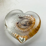 “Scorched” Heart Paperweight