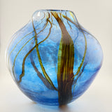 Blue Supermoon Large Round Vase