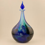 “Abyss” Oval Stoppered Flask