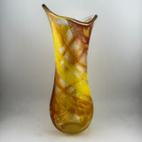 Orange, Yellow and Red Freeform  "Demo" Vase xiiii