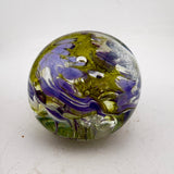 Dusky Green, Lilac and White “demo” Paperweight ix