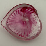 Pink and White Angelwing Heart Paperweight xxii