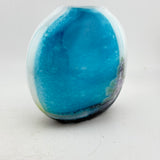 “A Friendly Door" Oval Vase