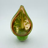 Green and Red Arum Bud Vase
