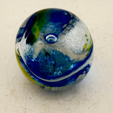 Blues, Yellow and Whites “demo” Paperweight xviii