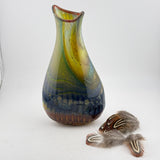 Pheasant Oval Vase
