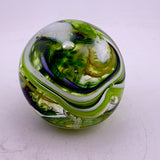 Green, Lilac, Black and White “demo” Paperweight xi