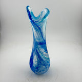 Blue and Turquoise Freeform  "Demo" Vase xxxiv