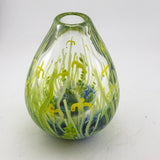 “Flag Iris” Heavy Bottomed Vase