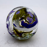 Dusky Green, Lilac and White “demo” Paperweight iii