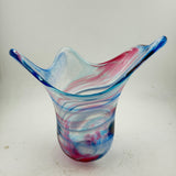 Blue and Pink Freeform  "Demo" Vase iv