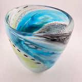 “On the Edge" Oval, Open Vase