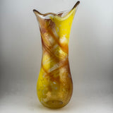 Orange, Yellow and Red Freeform  "Demo" Vase xiiii