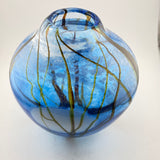 Blue Supermoon Large Round Vase