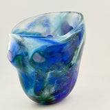 “Abyss” Freeform Open Oval Vase