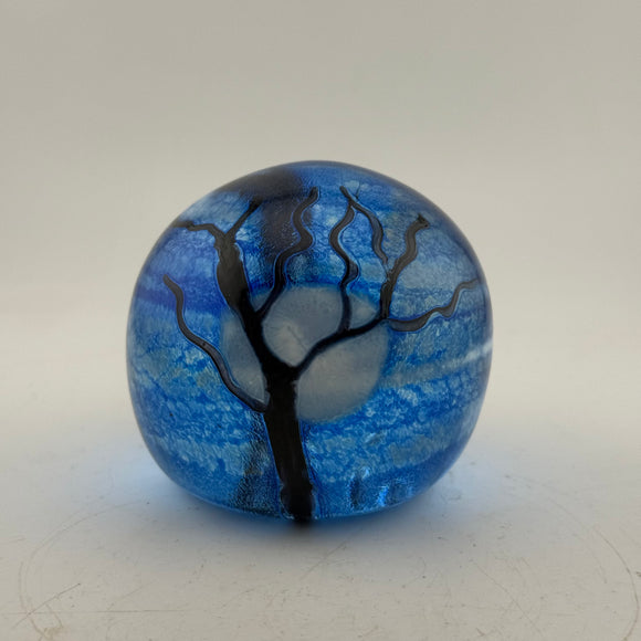Blue Supermoon Paperweight ii