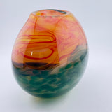 “Sunset"  Oval vase (second)
