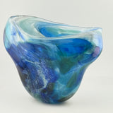 “Abyss” Freeform Open Oval Vase