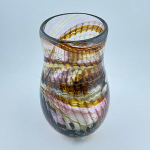 Brown, Green and Pink “Demo" Vase xxii