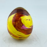 Yellow, Orange and Ruby Easter Egg Paperweight