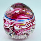 Pink and White "Demo" Paperweight xxi