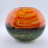 “Sunset"  Oval vase (second)