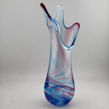 Blue and Pink Freeform  "Demo" Vase v