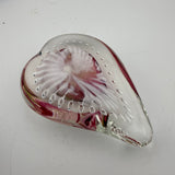 Pink and White Angelwing Heart Paperweight xxix