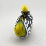 Clown Trigger Fish Black and Yellow Oval Scent Bottle